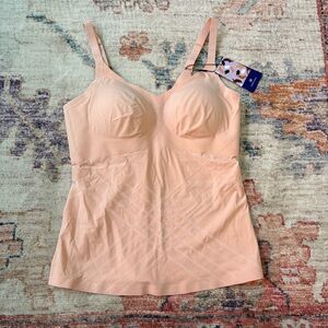 Honeylove Silhouette Cami Supportive Smoothing Shapeware 
Intimates Peach Tan XL